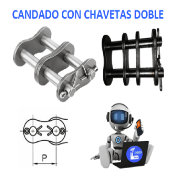 Product CAD24B-2 CANDADO ECONOMIC PARA CADENA DOBLE DE RODILLOS PASO 38.100mm ( 1.500” 1 1/2” ) ( BOLSA 5 PIEZAS ) CANDADO-DOBLE-CON-CHAVETA-PARA-CADENA-INDUSTRIAL-ESLABON-OSUNA-BALERO-REFACCIONES-INDUSTRIALES-CAD.png