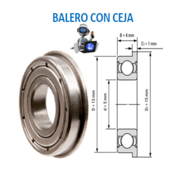 Product F695-ZZ RODAMIENTO ECONOMIC CON CEJA d=5mm D=13mm B=4mm D1 CEJA 15mm F695-ZZ-BALERO-CON-CEJA-OSUNA-BALERO-UNIVERSO-DE-REFACCIONES-OBD-UDR.png