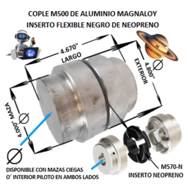 Product M500 MAGNALOY COPLE DE ALUMINIO INSERTO NEGRO EXTERIOR 4.800” LARGO 4.670″ M500-N-COPLE-MAGNALOY-INSERTO-NEGRO-M570-N-OSUNA-BALERO-UNIVERSO-DE-REFACCIONES.png