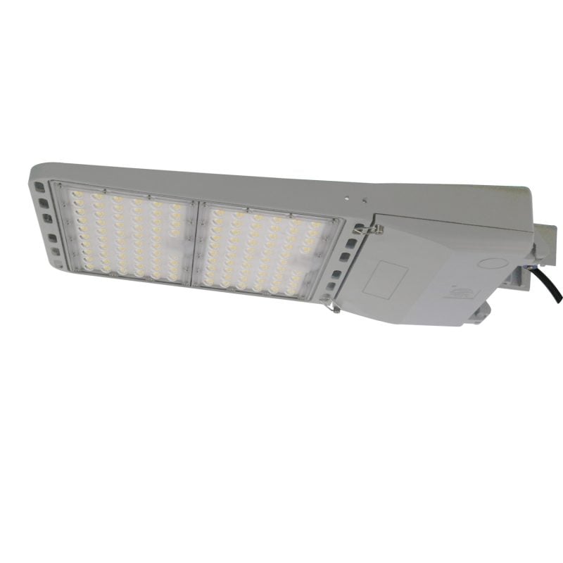 Product Foco LED para caja de zapatos de 300 vatios | 40200 lúmenes | 5000 K | 100-277 V | Tipo 3 | Carcasa plateada MLLG-AL-LED-SB-300-50-SL-800×800-1.jpg