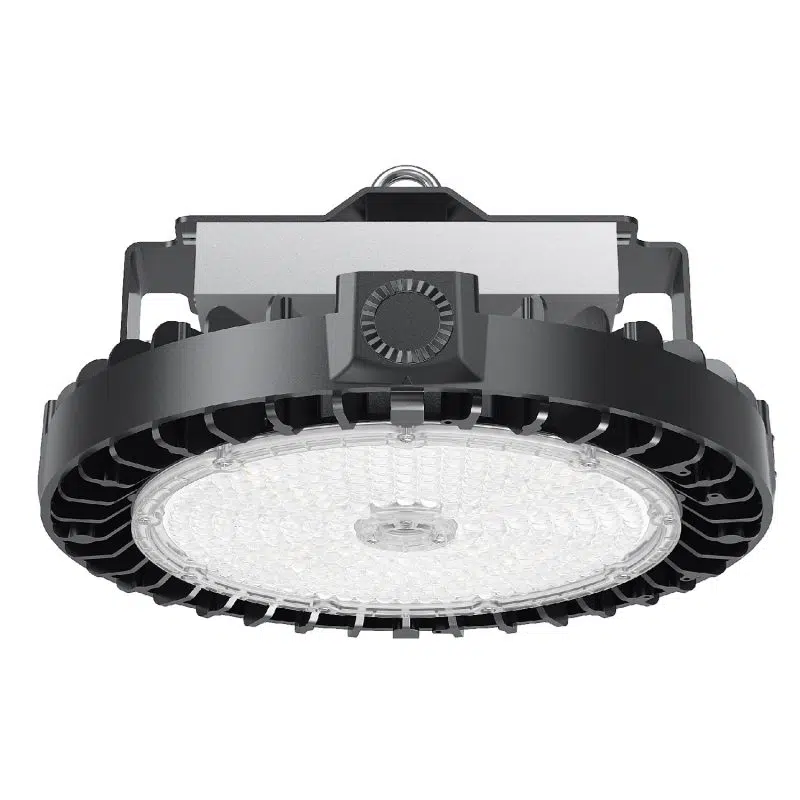 Product Lámpara LED UFO de 600 vatios para bahía alta | 96 000 lúmenes | 5000 K | 100-277 V o 277-480 V MLLG-LED-HB5-600-5-60-800×800-1.webp
