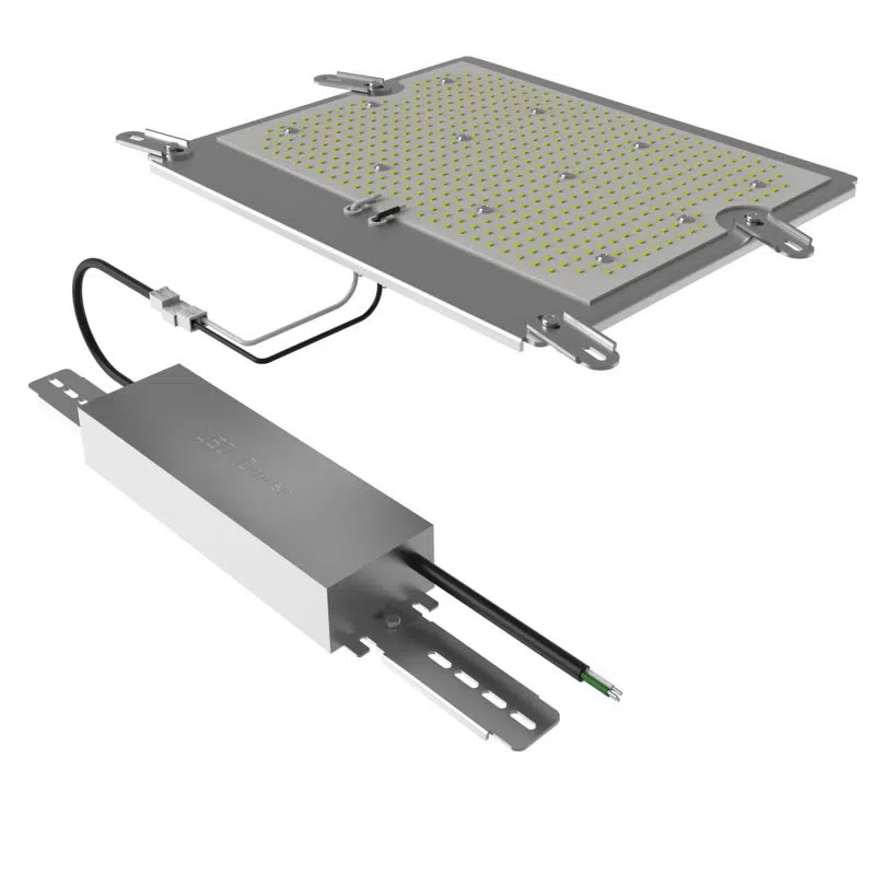 Product Lámpara LED de estacionamiento de 150 vatios para modernización de cajas de zapatos | 24750 lúmenes | Reemplazo de 400 vatios | 5000 K | 100 V-277 V | para luminarias de 16 pulgadas MLLG-LED-RETROSB-16-150-50-V-800×800-1.webp