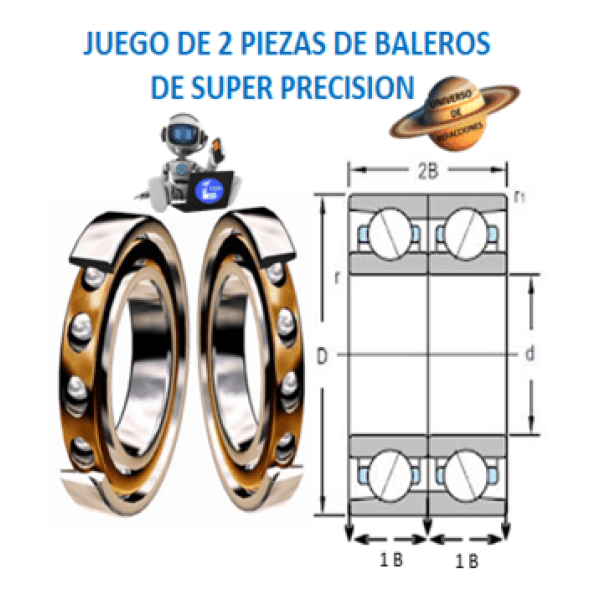 Product BSB030062DUHP3 JUEGO DE 2 BALEROS RHP SUPER PRECISION d=30mm D=62mm 1B=15mm 2B=30mm RHP-BSB030062DUHP3-JUEGO-PRECISION-OSUNA-BALERO-UNIVERSO-DE-REFACCIONES-UDR-OBD.png