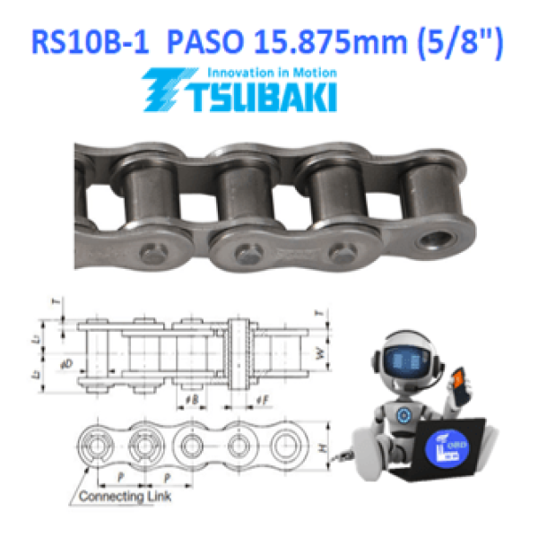 Product RS10B-1 CAJA DE CADENA TSUBAKI DE RODILLOS PASO 15.875mm ( 0.625” ) LARGO 3.048MT. ( 10FT ) RS10B-1-TSUBAKI-CADENA-DE-RODILLOS-MILIMETRICA-OSUNA-BALERO-REFACCIONES-INDUSTRIALES-R10B-RC10B1.png