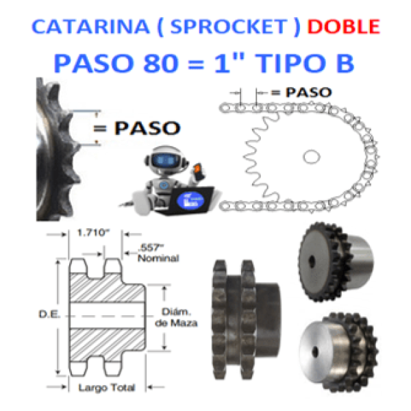 Product D80B15 CATARINA DOBLE PASO 80 DE 15 DIENTES EXTERIOR 5.300″ SPROCKET-CATARINA-PASO-80-DOBLE-TIPO-B-OSUNA-BALERO-OBD-D80B.png