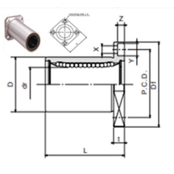 Product SWK16GWUU RODAMIENTO NB BRIDA LINEAL 4 TORNILLOS ACERO DOBLE LARGO SWK-LINIAL-MB-OSUNA-BALERO.png