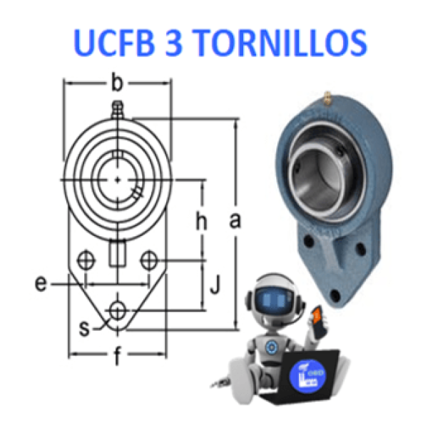 Product UCFB205-16 CHUMACERA DE PARED 3 TORNILLOS ECONOMIC INTERIOR 1″ UCFB-CHUMACERA-PARED-3-TORNILLOS-BRIDA-CORBATA-OSUNA-BALERO-RODAMIENTOS-Y-REFACCIONES.png